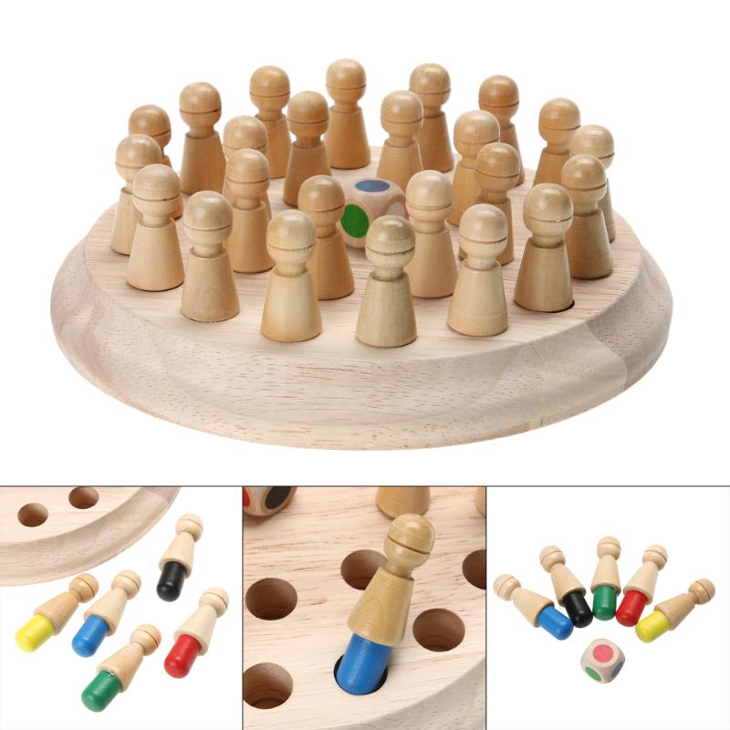 Wooden Color Memory - Board Game