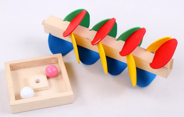 The slide tree / marble run - Educational toy