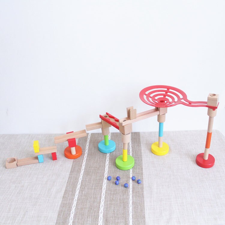 Wooden Marble run - Educational toy