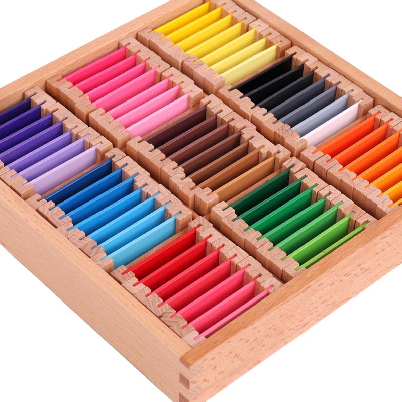 Colour wooden tablets - Sensorial Montessori