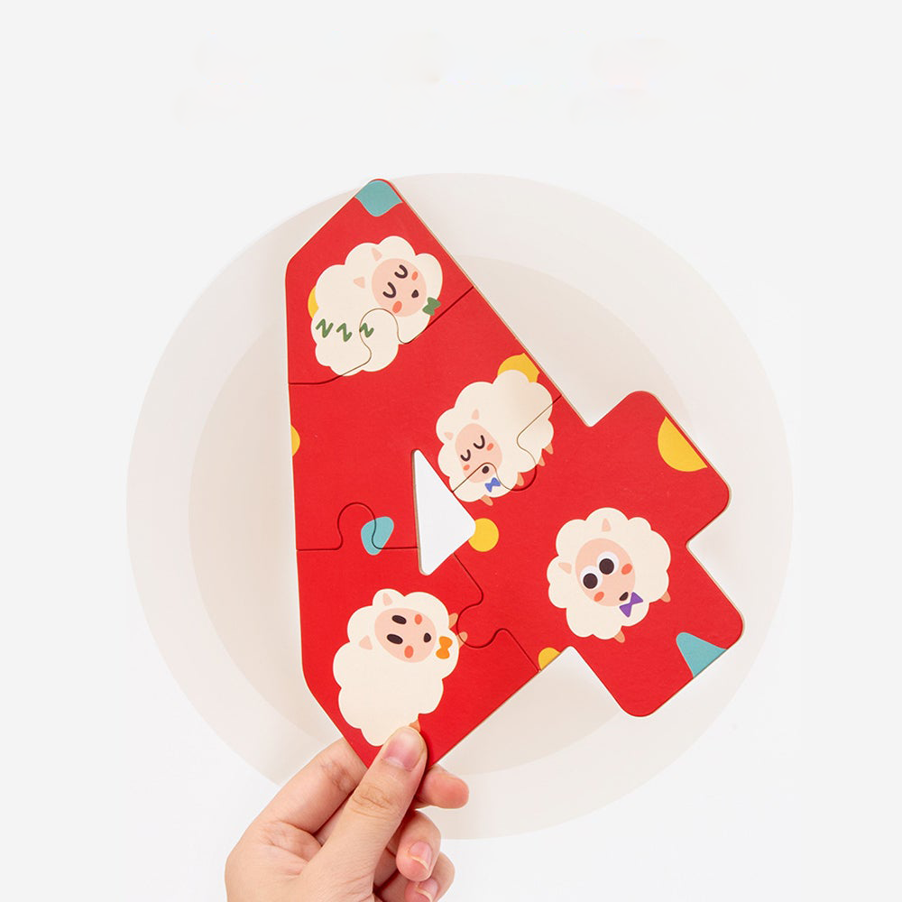 Abcs & 123s Educational Montessori Puzzle - Eco-Friendly