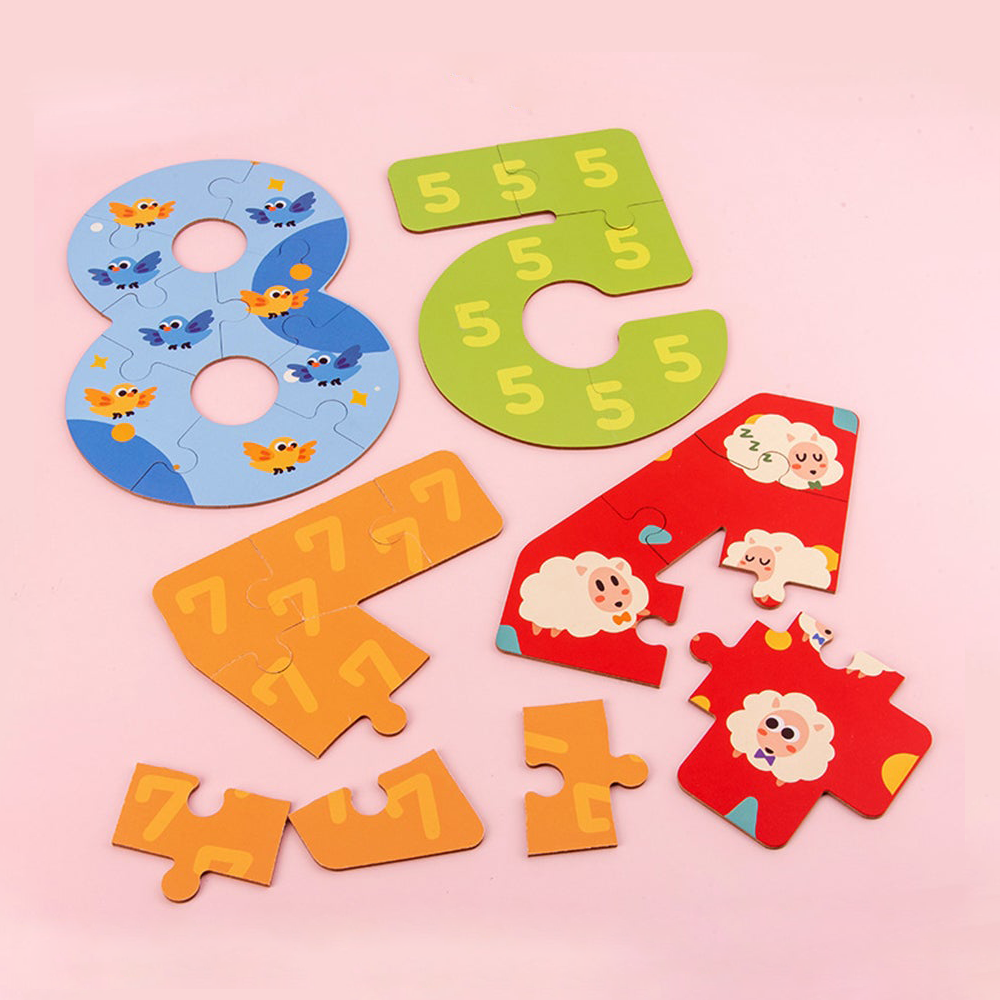 Abcs & 123s Educational Montessori Puzzle - Eco-Friendly
