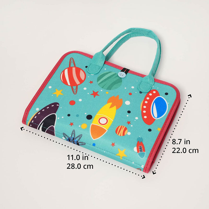 Fidtoy Sac d'activités interactif pour tout-petits – Jouet d'apprentissage sensoriel Montessori, 3 ans et plus