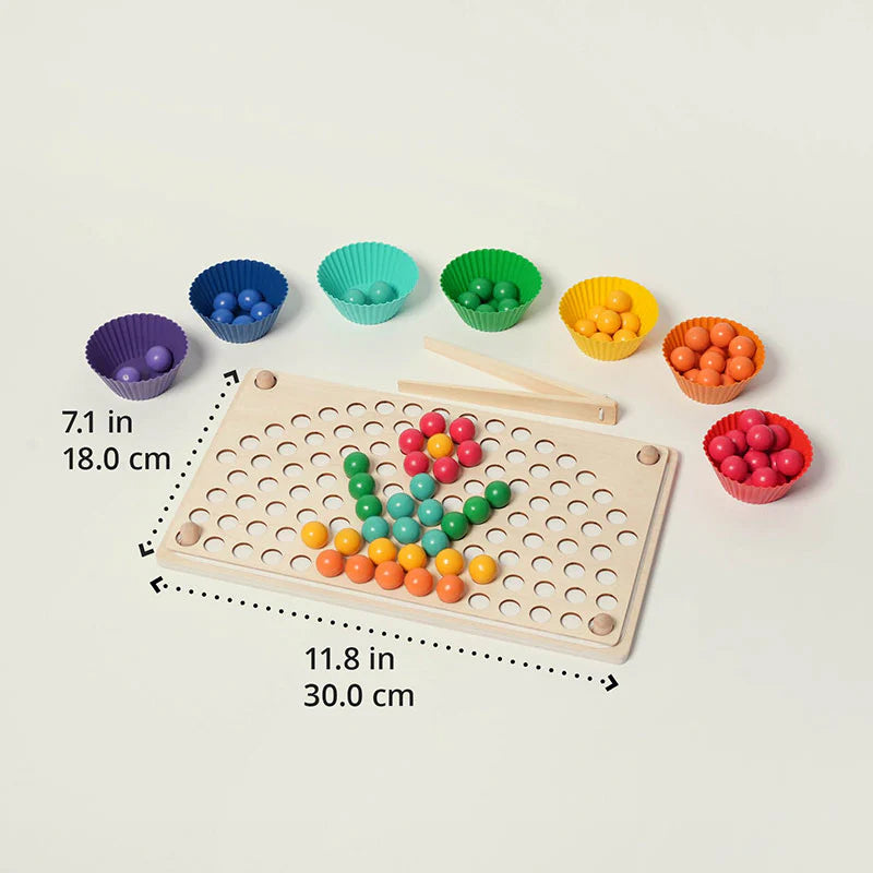 Fidtoy Montessori Cuentas Arcoíris