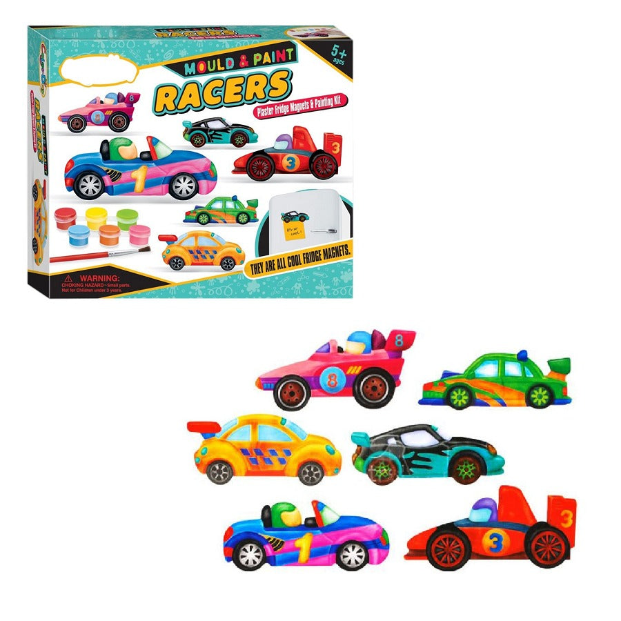Moulage et peinture de véhicules DIY Racers pour enfants - H87