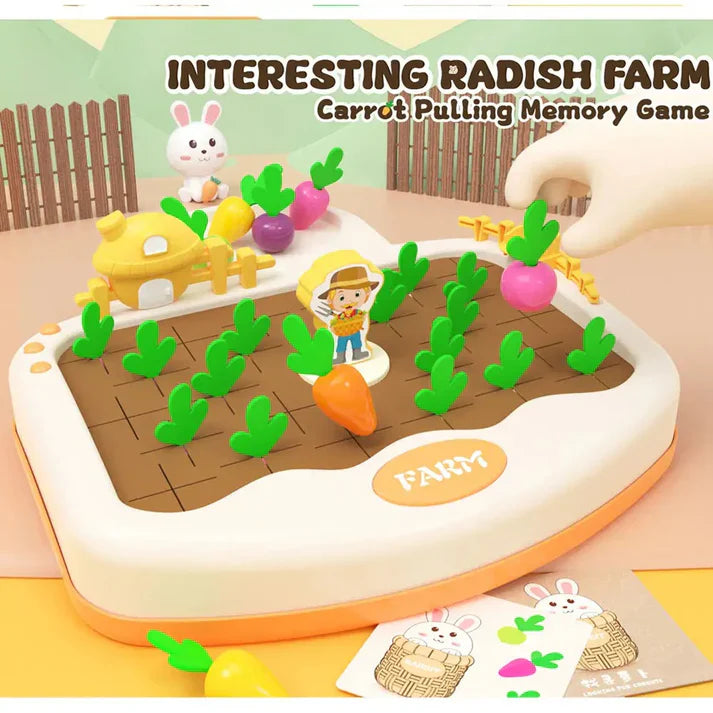 Interesting Radish Farm Carrot Pulling Memory Game