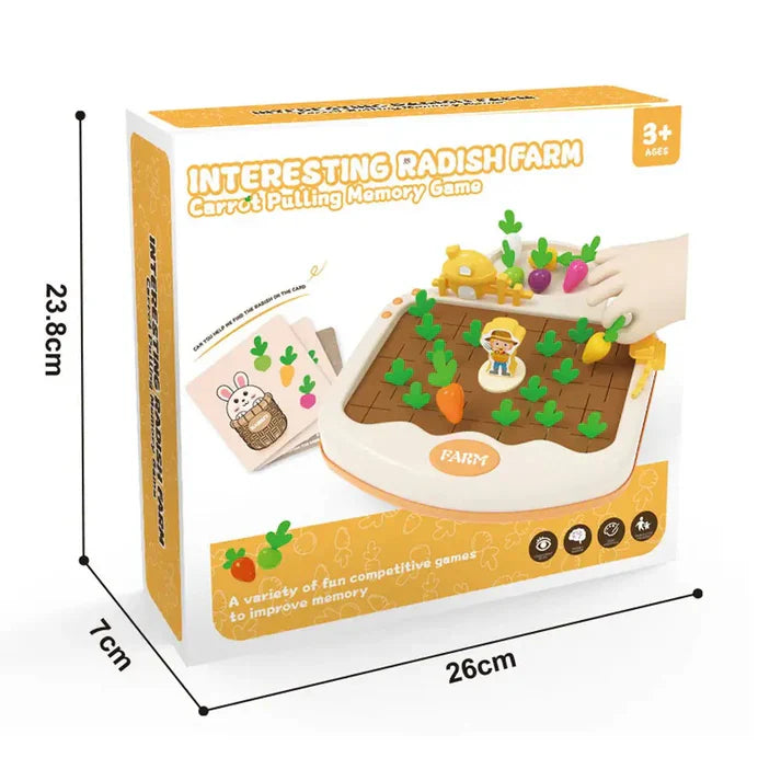 Interesting Radish Farm Carrot Pulling Memory Game