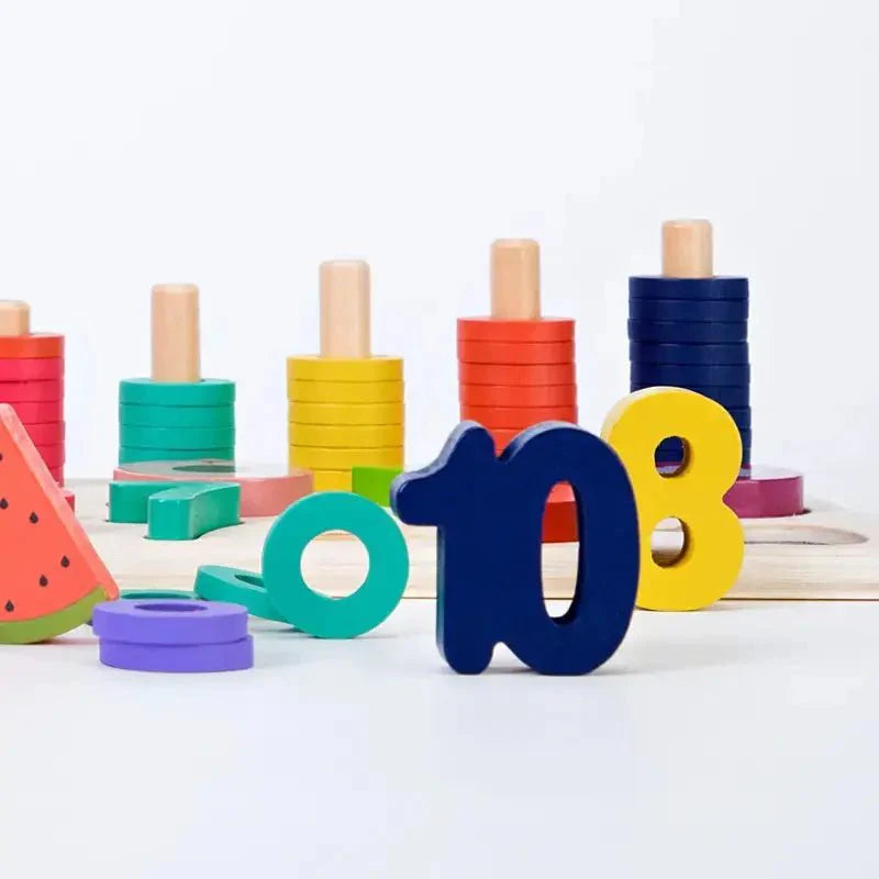 Rainbow Fruit Logarithmic Board