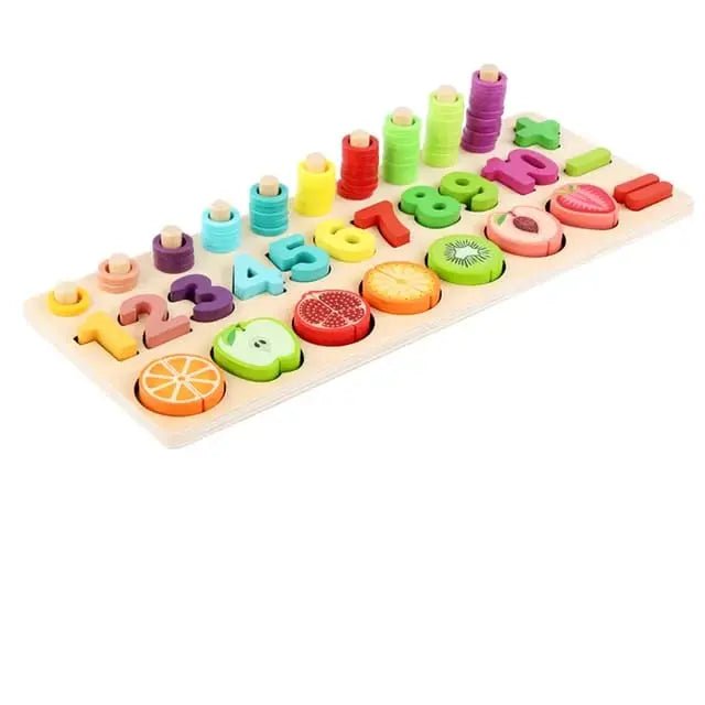 Rainbow Fruit Logarithmic Board