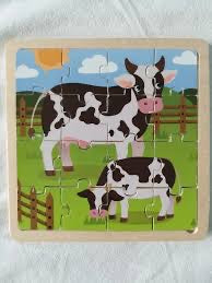 Wooden Animals Puzzles 16-20 pieces