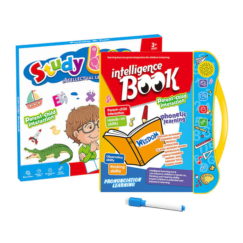 Intelligent Study Book for Kids – Interactive Learning with Sound & Touch | Bacha Toys