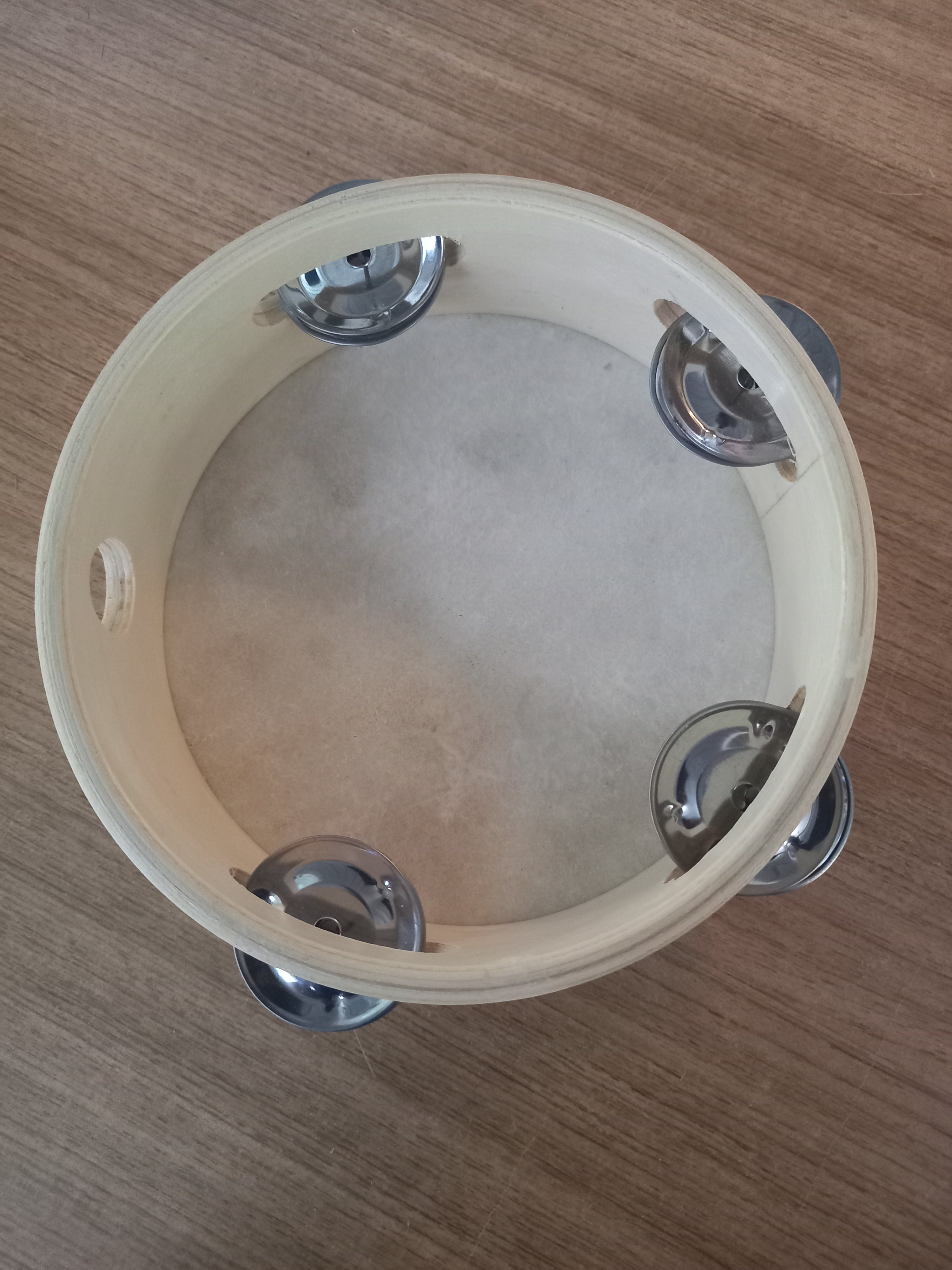 Ocean Drum Sea Wave Tamborine Kids Wooden Natural Percussion Musical Instrument Sound Sensory Toy