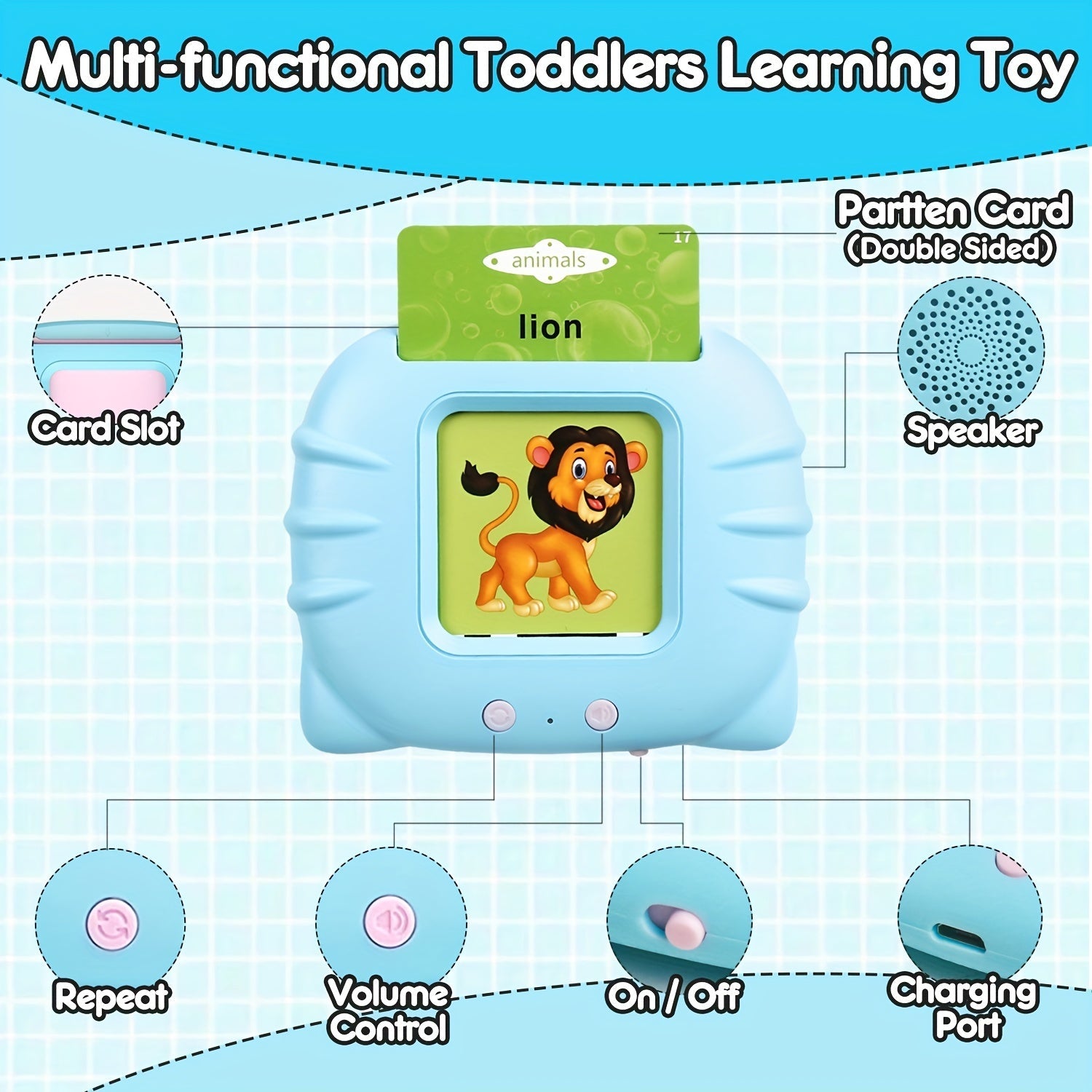Card Reader Learning Machine - Bacha Toys