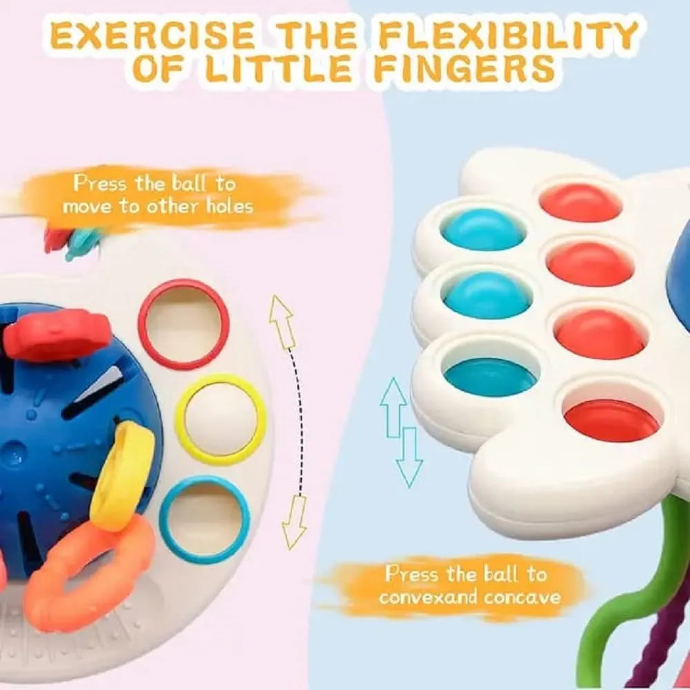 Pull String Toy – Colorful & Adorable Fine Motor Skills Toy | Bacha Toys