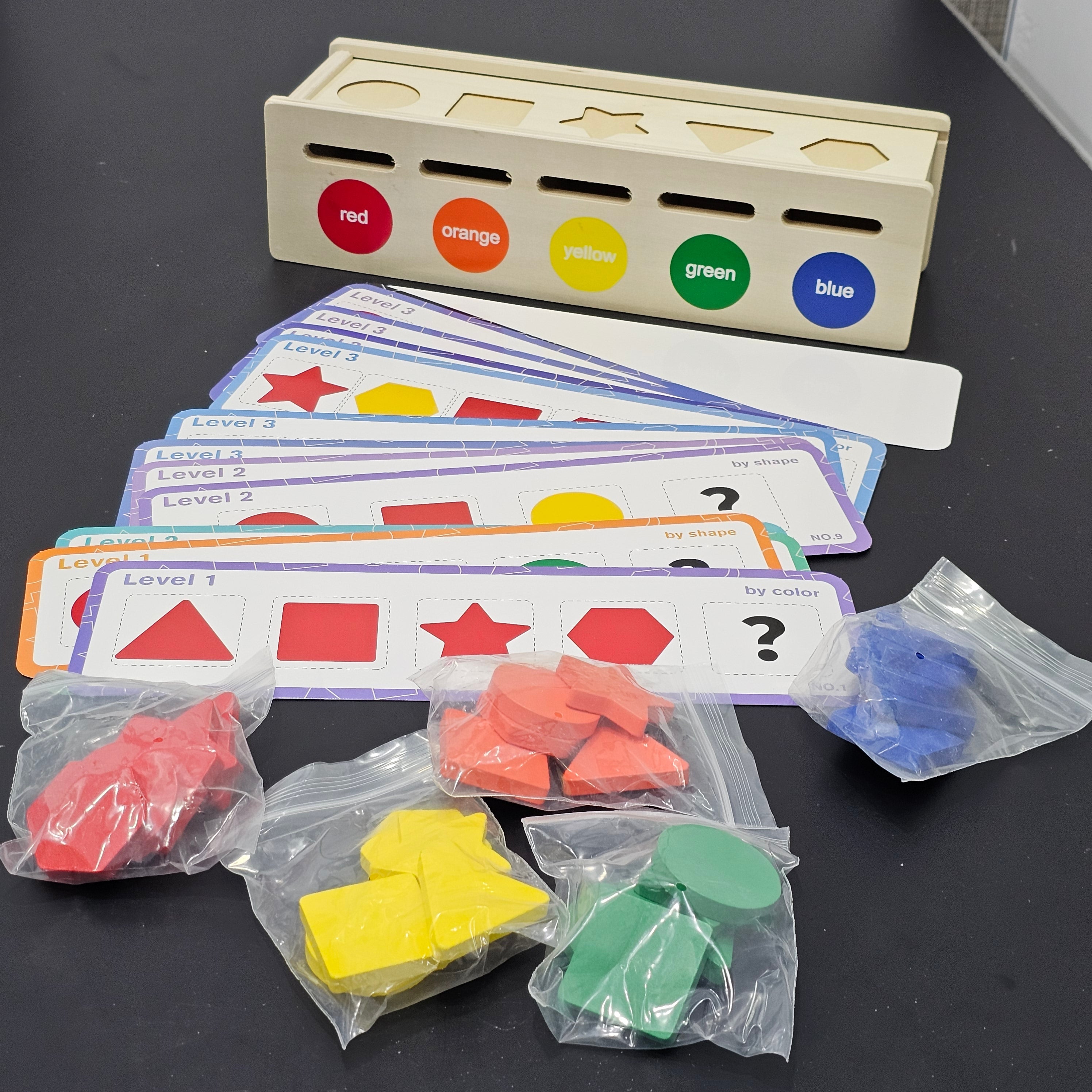 Wooden Sorting Box – Shape & Color Learning Toy for Toddlers | Bacha Toys