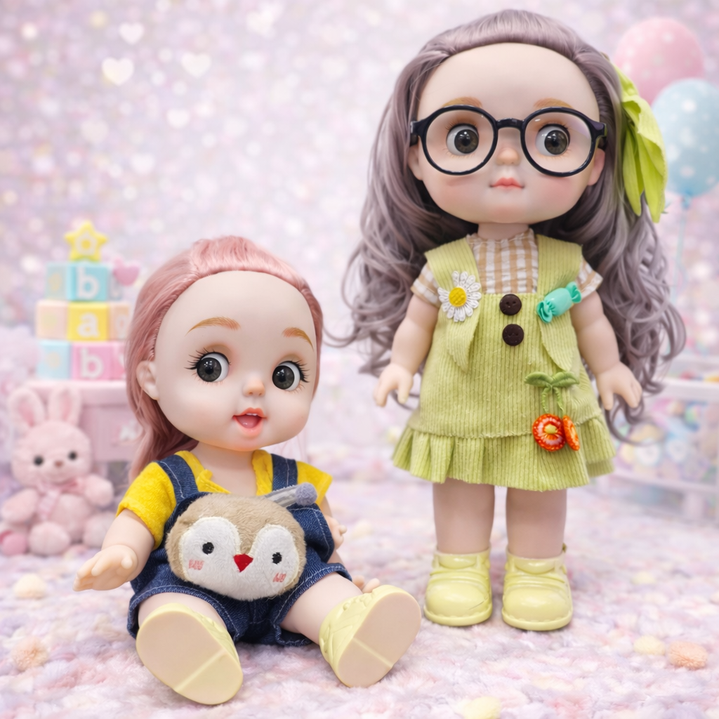 32 cm Lovely Cute Baby Doll | Bacha Toys