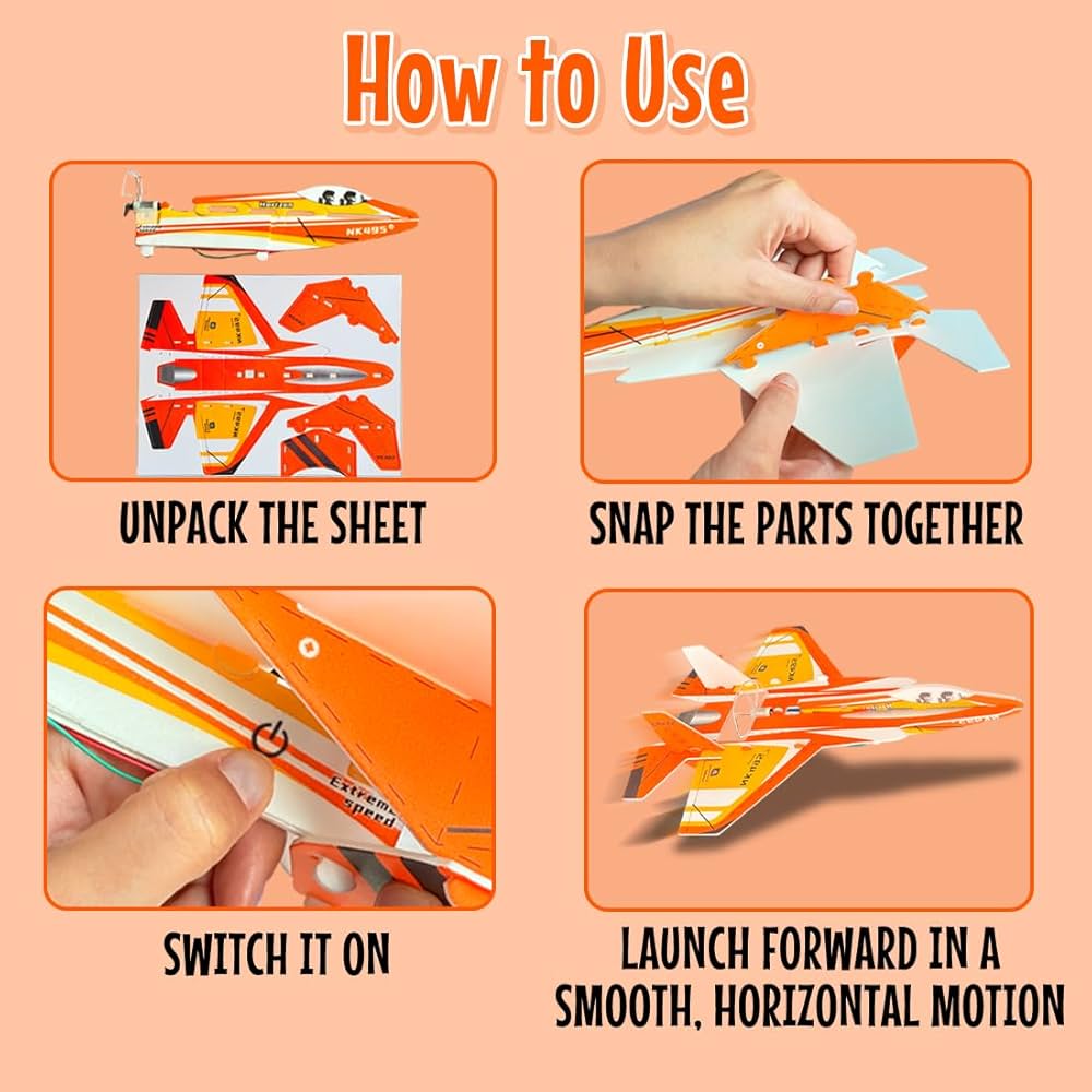 Military Aircraft Space Shuttle – With Flight Propellers & USB Charging | Bacha Toys