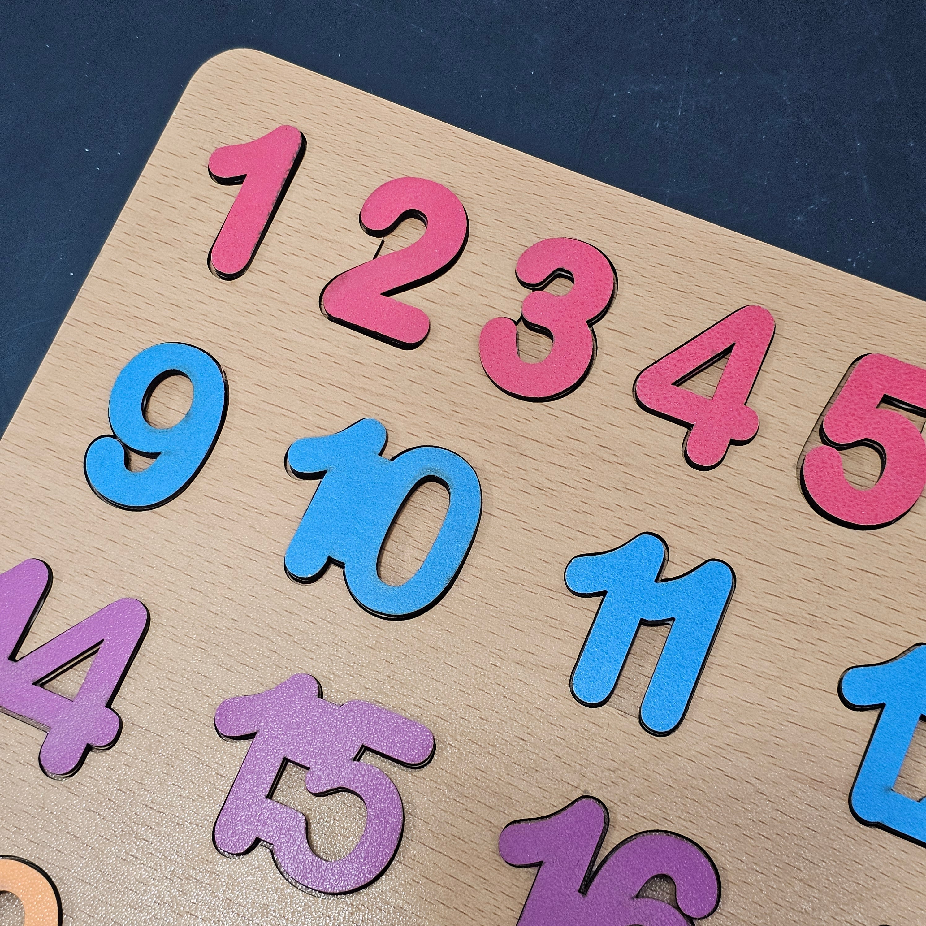 Wooden Counting Board – Montessori Math Learning Toy | Bacha Toys