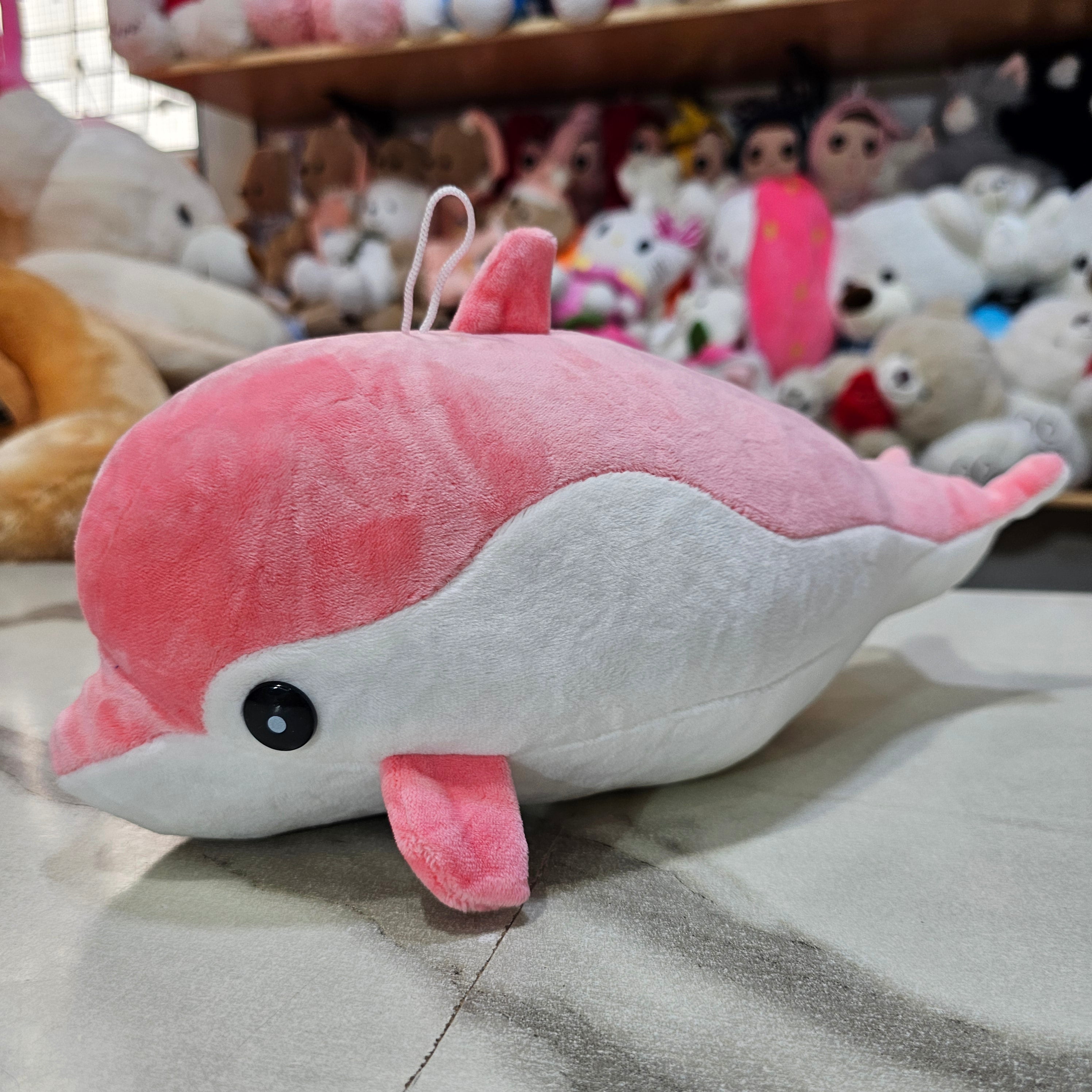Dolphin Plush Toy – Pink Colour 25cm | Bacha Toys