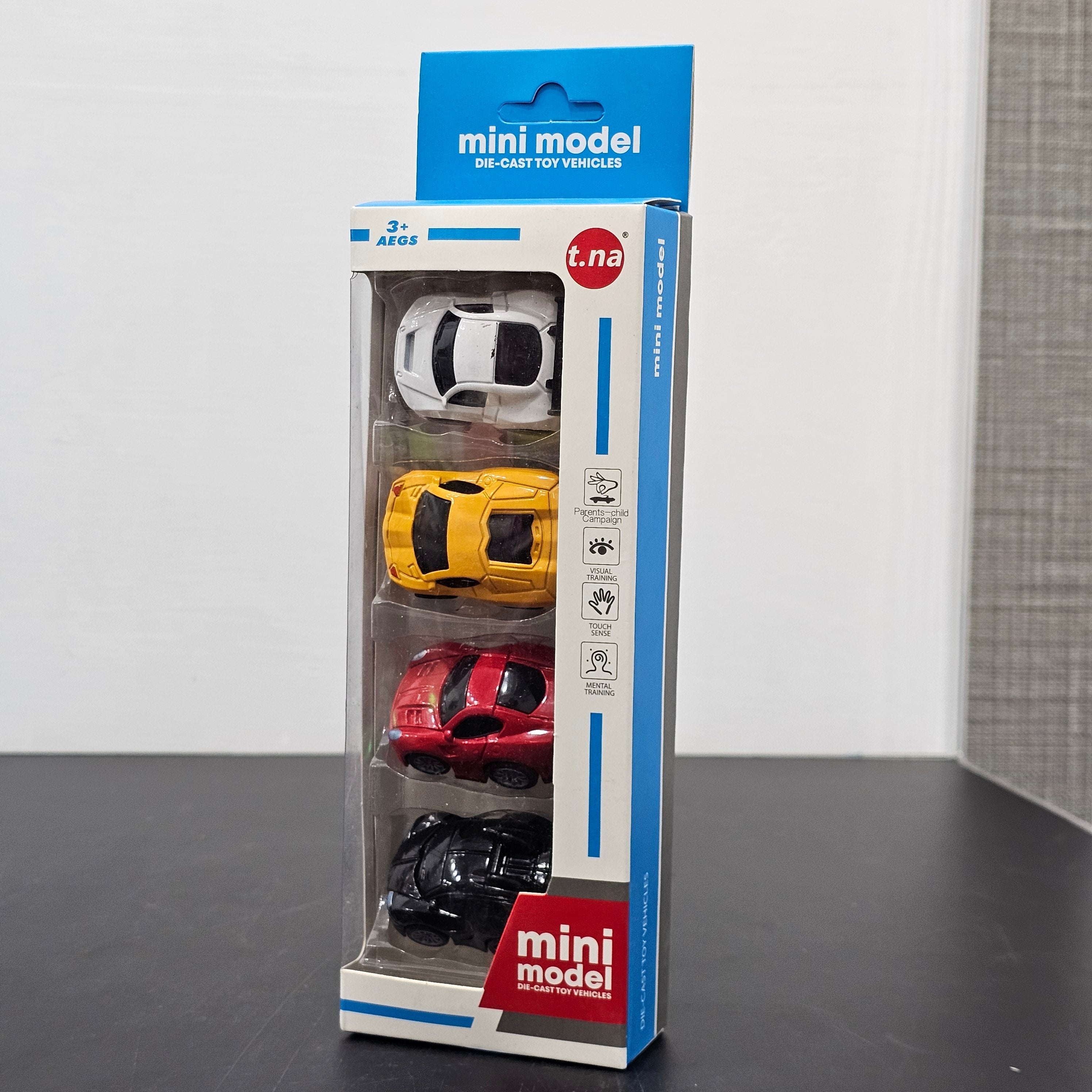 Mini Die-Cast Model Vehicle Set – Pack of 4 Cars for Kids | Bacha Toys