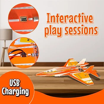 Military Aircraft Space Shuttle – With Flight Propellers & USB Charging | Bacha Toys