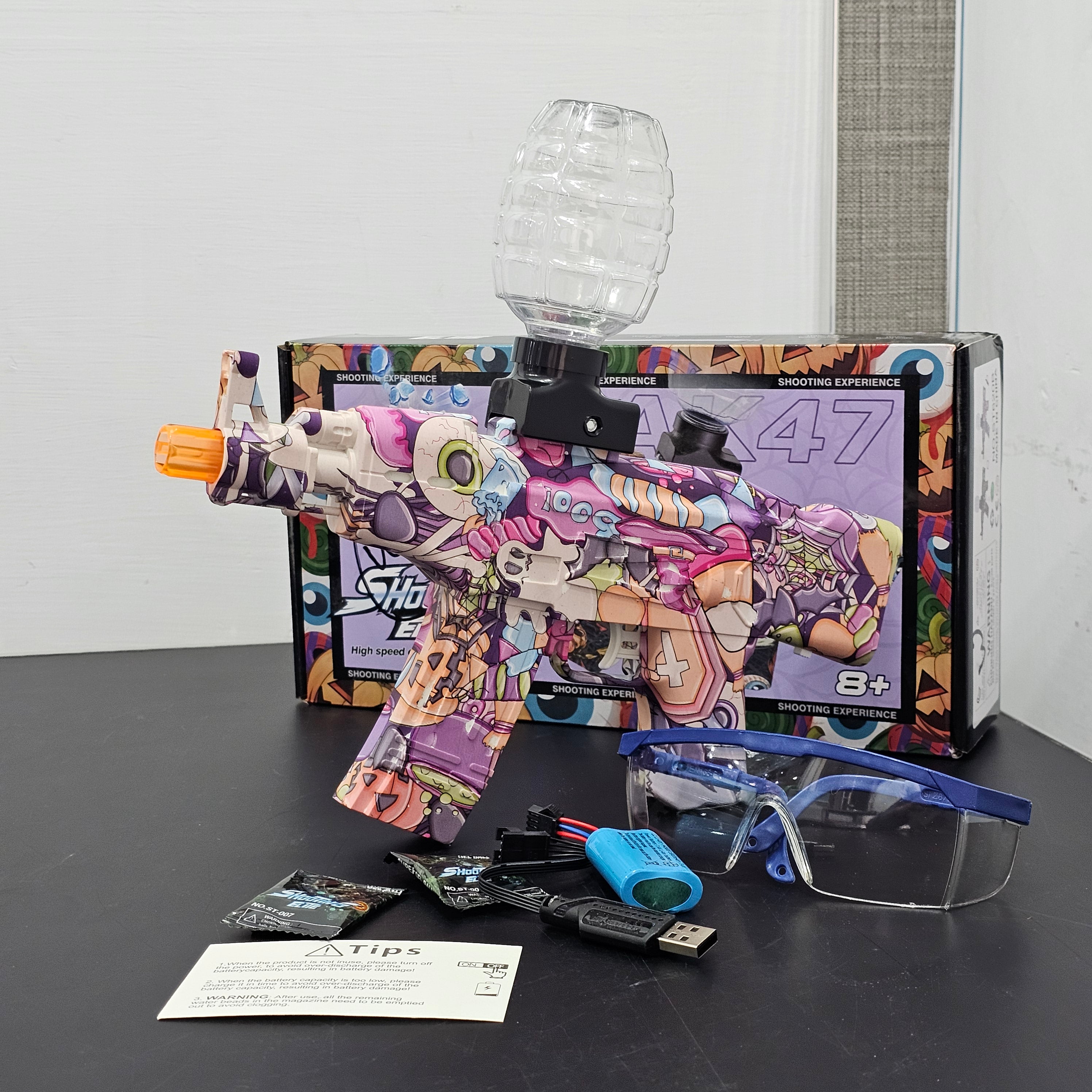 AK-47 Shooter Elite High-Speed Electric Water Bomb Gun – Interactive Shooting Toy for Kids 8+ | Bacha Toys