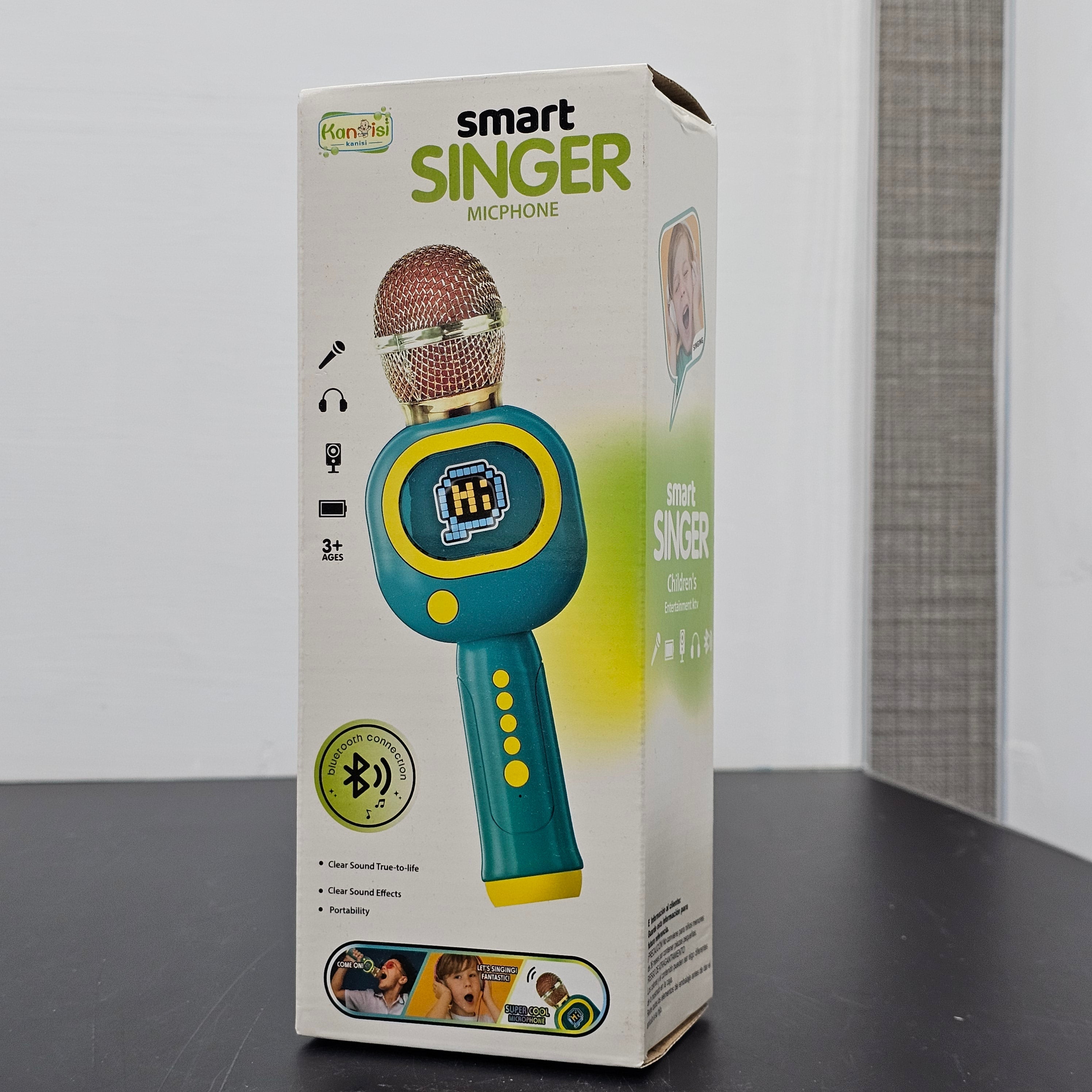 Téléphone micro chanteur intelligent avec Bluetooth – Karaoké sans fil amusant pour les enfants | Bacha Toys