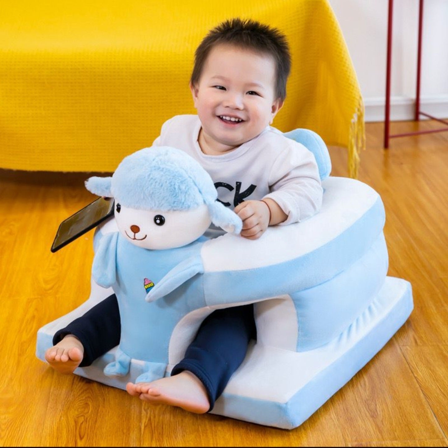 Animal Shape Soft Cushion Seat Baby Sofa – Cute, Safe & Comfortable | Bacha Toys