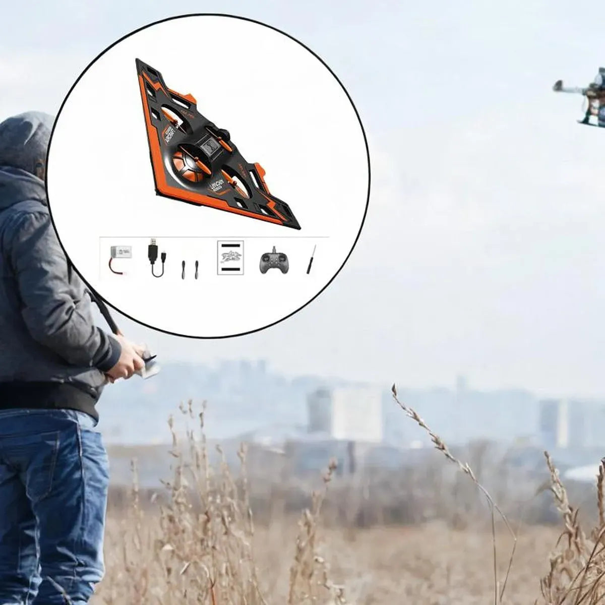 B2 Remote Control Aircraft – 360° Rotation & One-Click Return | Bacha Toys