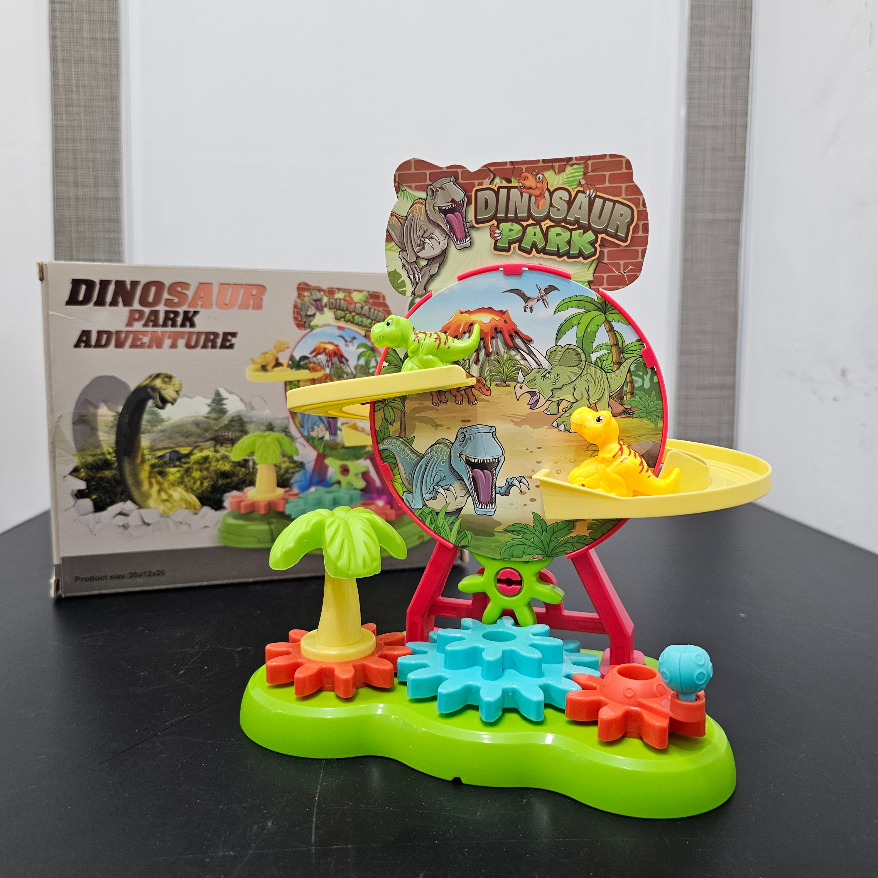 Dinosaur Park Slide Track Activity Toy | Fun Adventure Playset for Kids - Bacha Toys