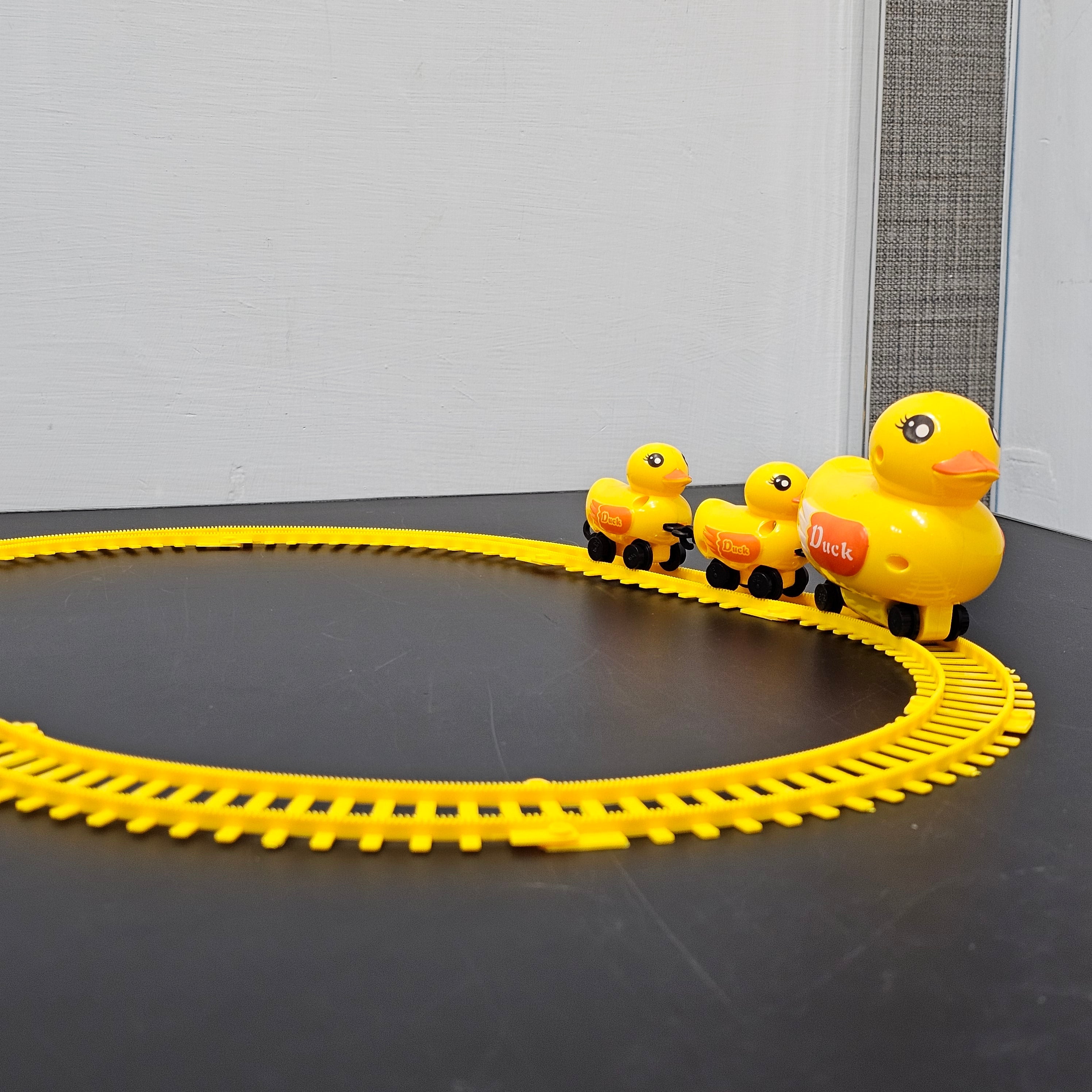 Yellow Duck Electric Rail Toy – Fun Moving Track Toy for Kids | Bacha Toys