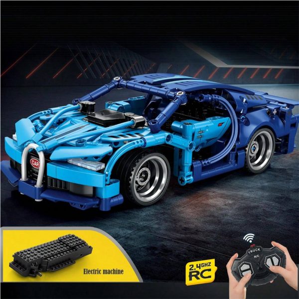 Remote Control Sports Car Building Block Set – 2.4 GHz, 372 Pieces | Bacha Toys