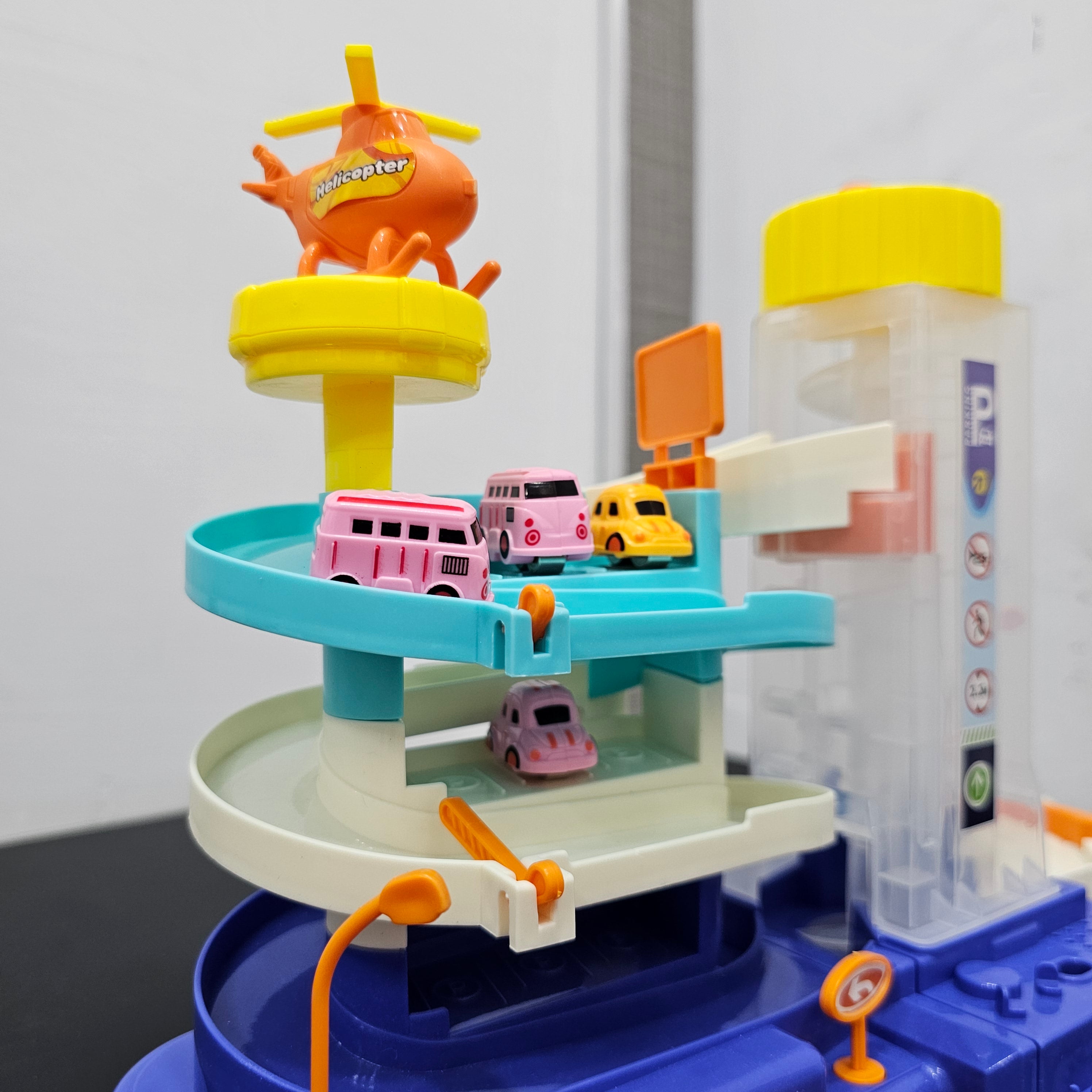 Automobile Adventure Multi-Level Runway – Dual Mode Fun for Kids! | Bacha Toys