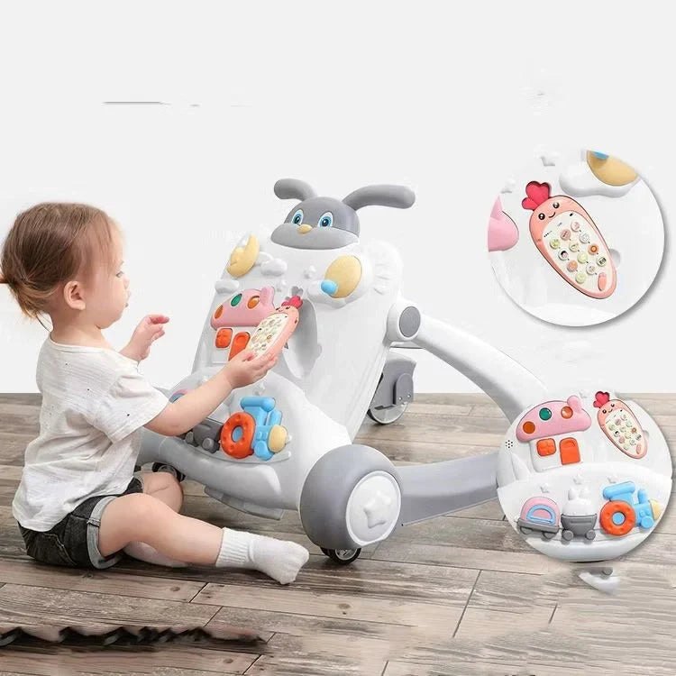 2-in-1 Baby Walker with Music & Activity – Safe Learning & Fun | Bacha Toys