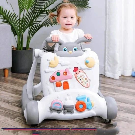 2-in-1 Baby Walker with Music & Activity – Safe Learning & Fun | Bacha Toys