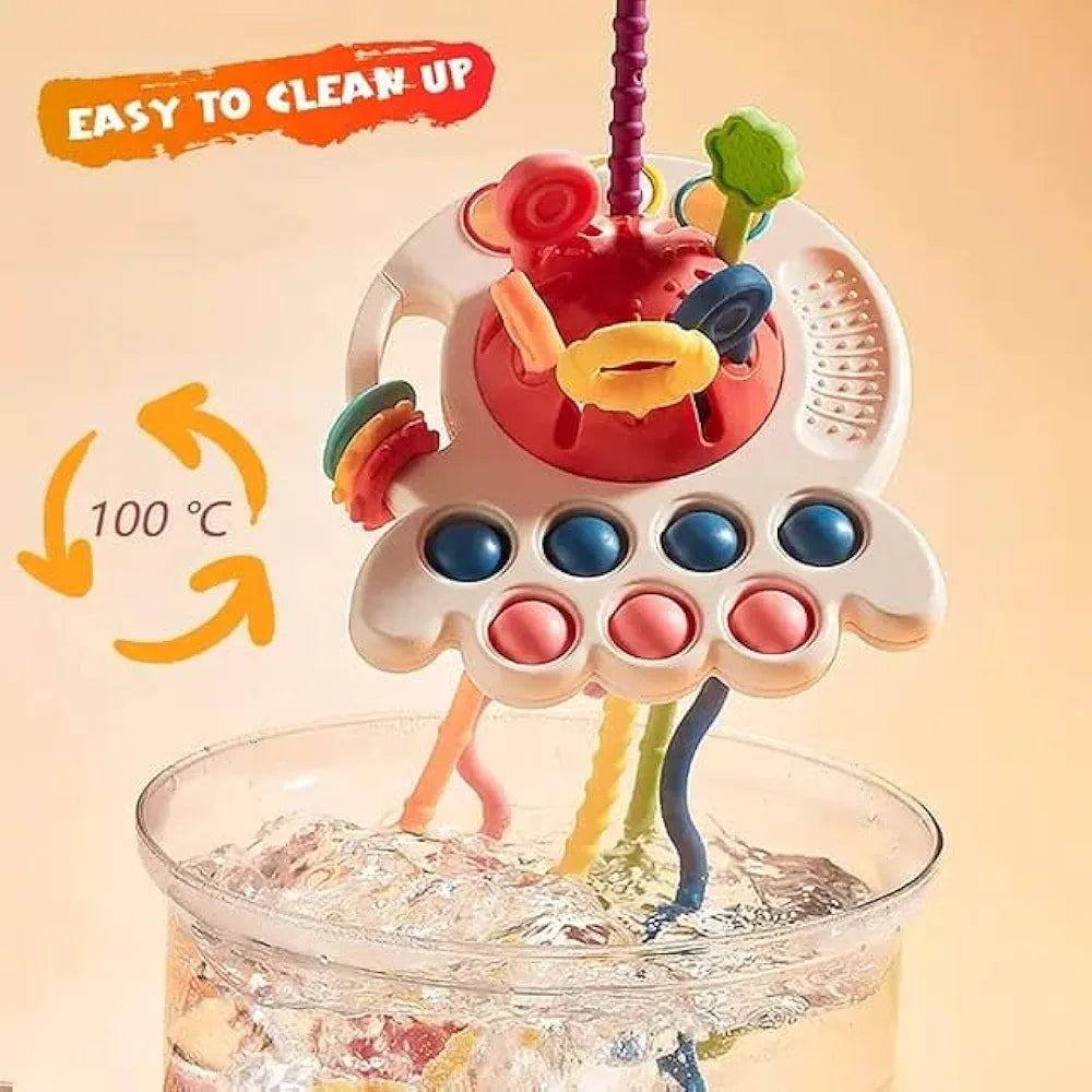 Pull String Toy – Colorful & Adorable Fine Motor Skills Toy | Bacha Toys