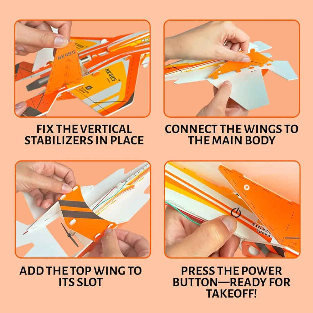 Military Aircraft Space Shuttle – With Flight Propellers & USB Charging | Bacha Toys