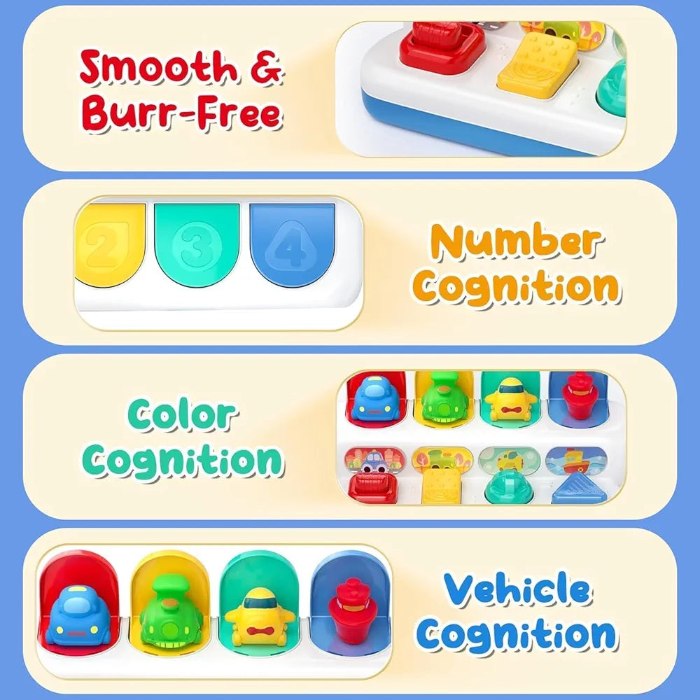 Pop-Up Vehicles – Early Education Toy for Happy Learning & Imaginative Play | Bacha Toys