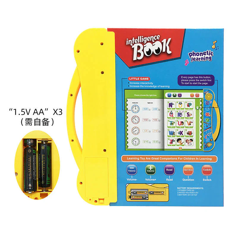 Intelligent Study Book for Kids – Interactive Learning with Sound & Touch | Bacha Toys