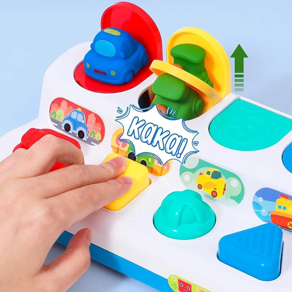 Pop-Up Vehicles – Early Education Toy for Happy Learning & Imaginative Play | Bacha Toys