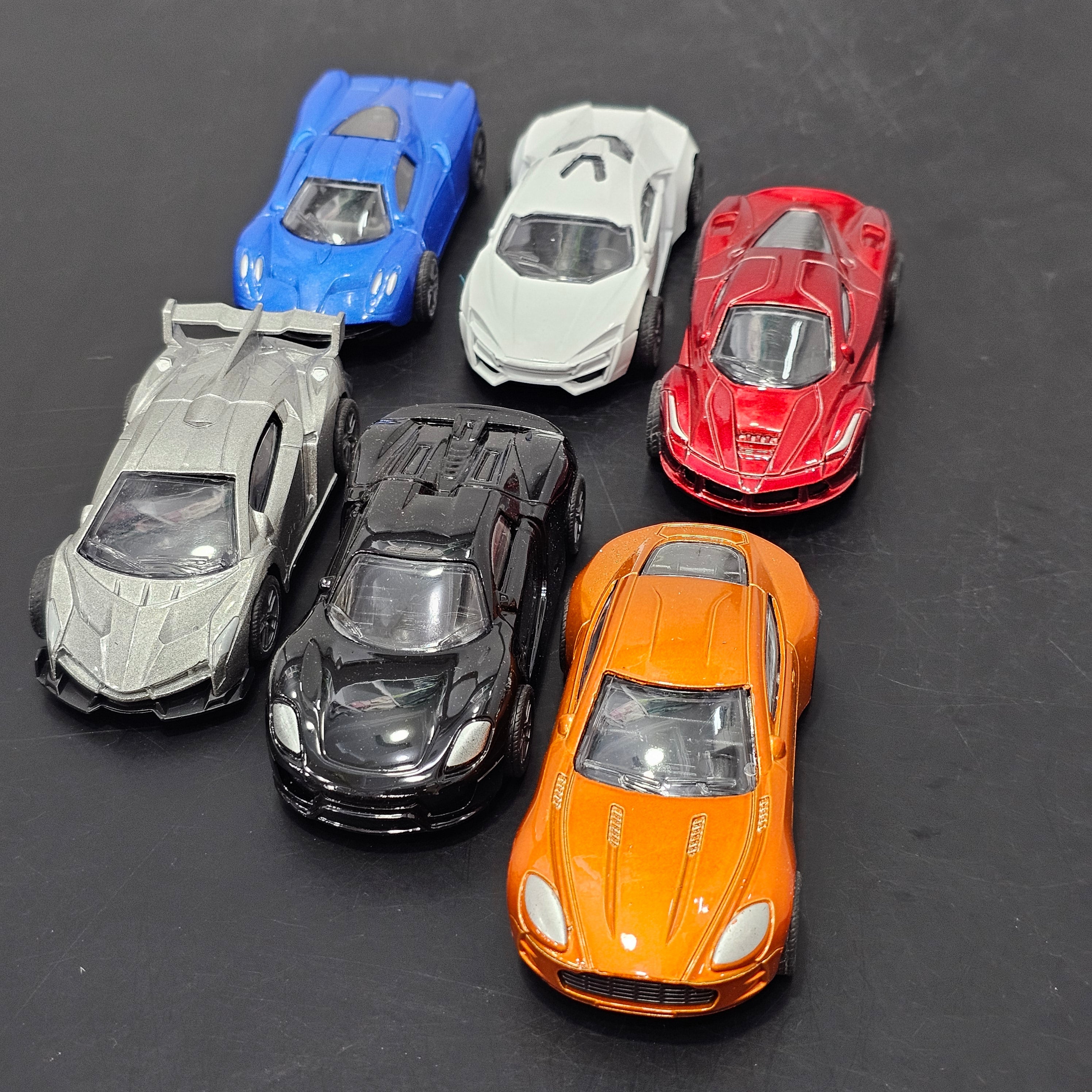 Die-Cast Model Car Set – Pack of 6 Mini Metal Cars for Kids | Bacha Toys
