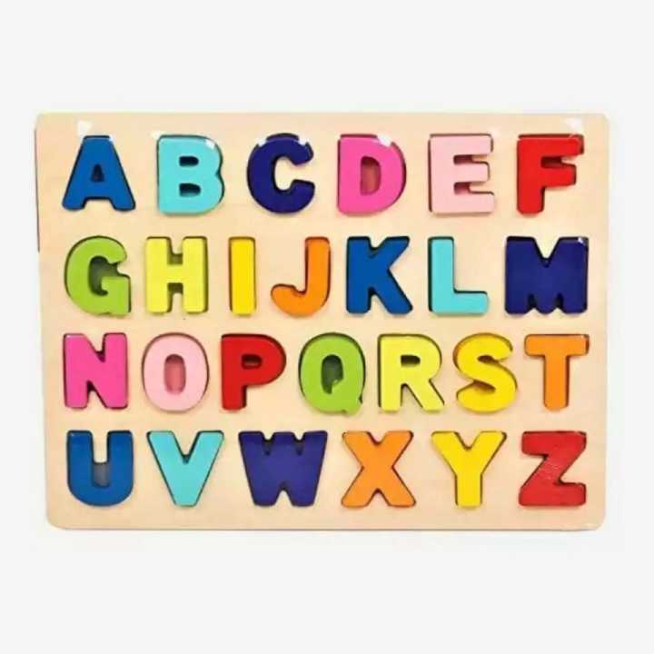 A to Z Wooden Alphabet Board – Early Learning Toy for Kids | Bacha Toys