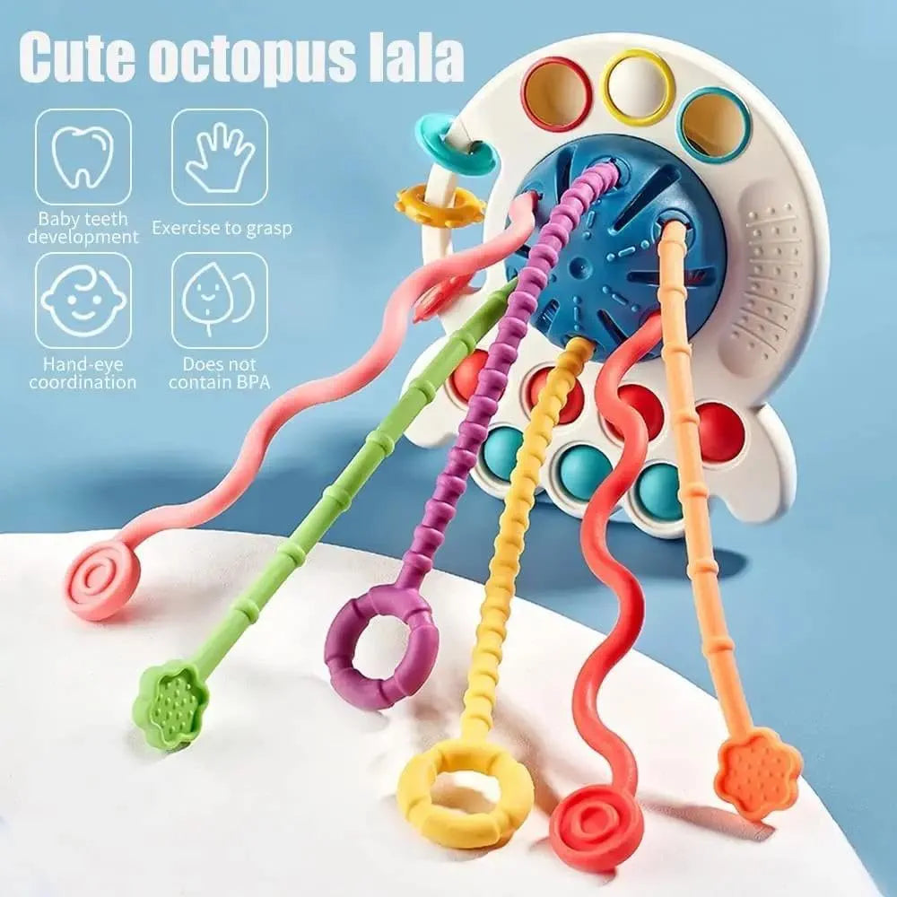 Pull String Toy – Colorful & Adorable Fine Motor Skills Toy | Bacha Toys