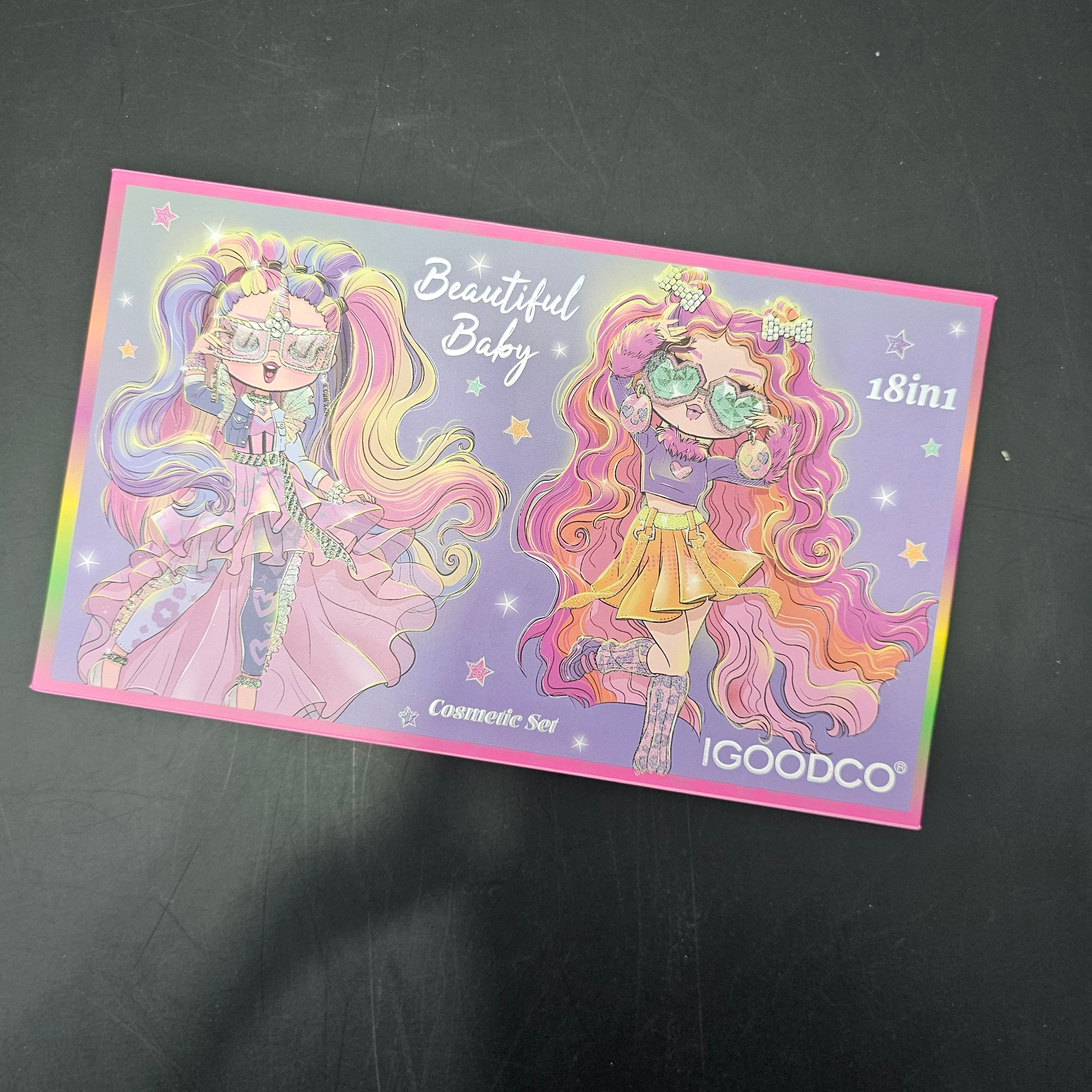 Beautiful Baby 18 in 1 Cosmetic Set – Princess Makeup Fun for Kids - Bacha Toys