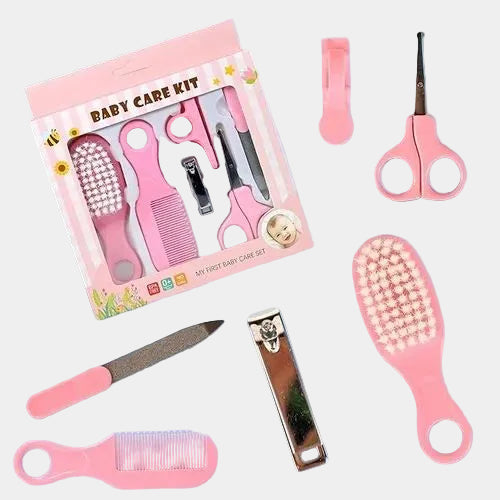 Baby Care Kit – Comb, Covered Nail Clipper, Baby Scissors & Nail File | Bacha Toys