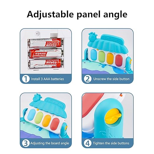 Happier 3 in 1 Piano Fitness Rack Play Gym for Babies | Bacha Toys