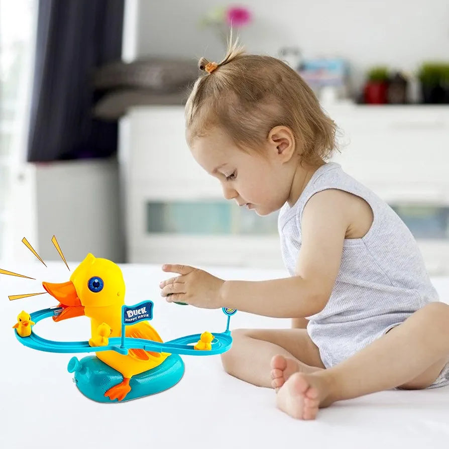 Duck Electric Track Slide Toy – Educational Fun Track Game for Kids | Bacha Toys