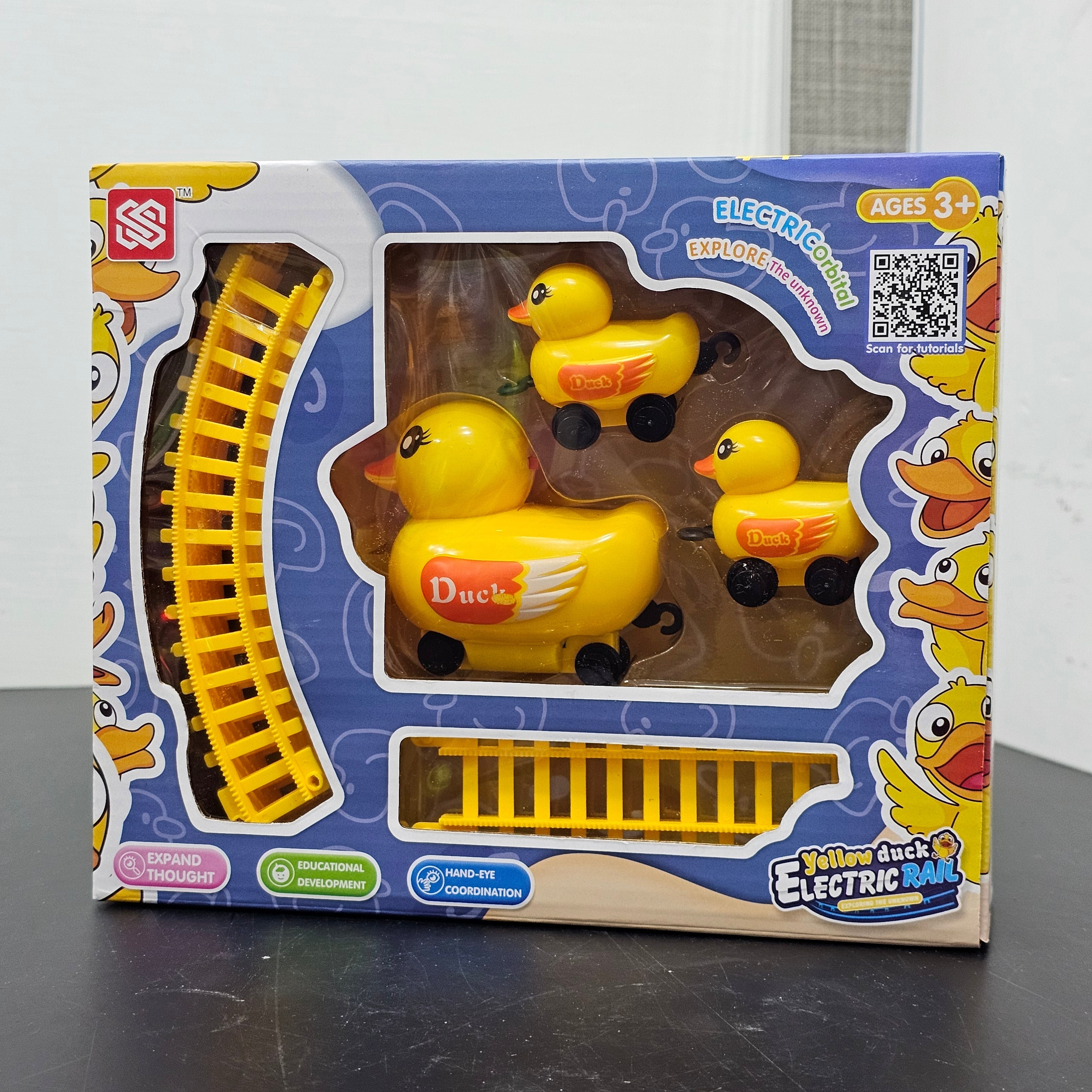 Yellow Duck Electric Rail Toy – Fun Moving Track Toy for Kids | Bacha Toys
