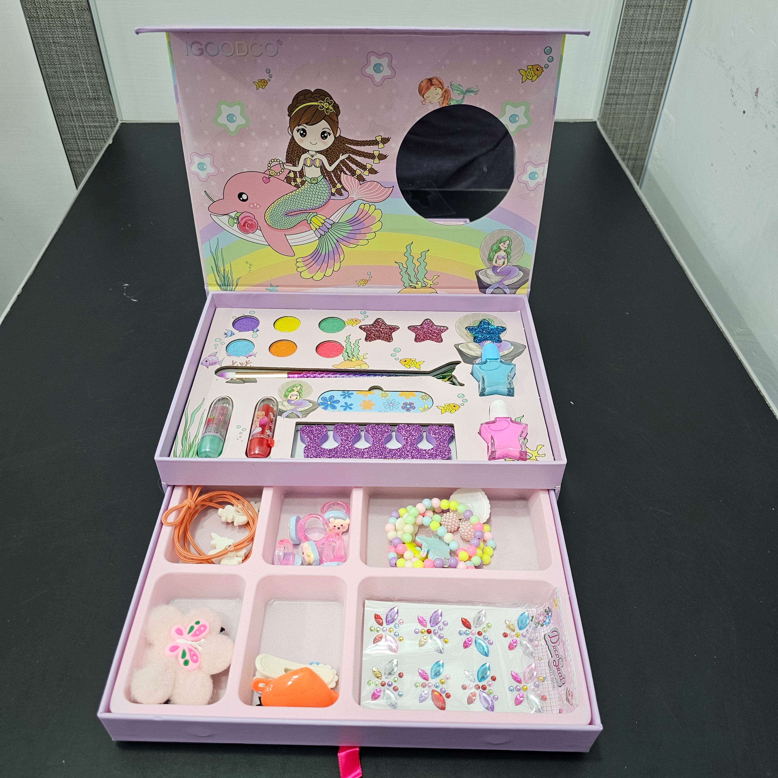 Children’s 2 in 1 Makeup & Jewellery Box – Glamour & Fun in One! - Bacha Toys