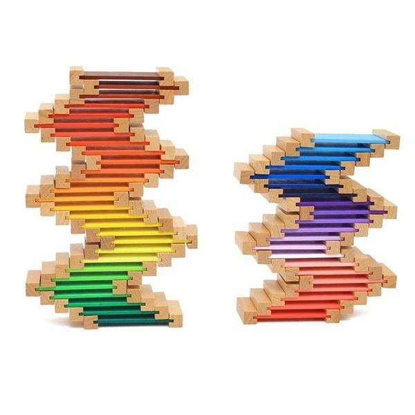 Montessori Colour Tablet First Second Third Box Sensorial Material Box 1 Box 2 Box 3